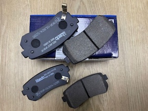 hyundai tucson rear disc brake pad mando